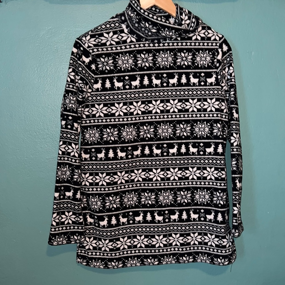 Lands’ End Winter/Christmas Fleece/Size XS/P (2-4)